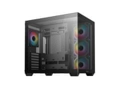 DEEPCOOL CG530 4F računalniško ohišje, ATX, Midi-Tower, ARGB, kaljeno steklo, črno (R-CG530-BKADA4-G-1)