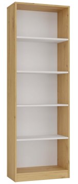 shumee Knjižna omara Onyx R60, Artisan Oak, bela
