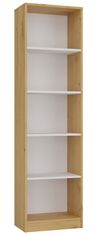 shumee Knjižna omara Onyx R50, Artisan Oak, bela