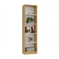 shumee Knjižna omara Onyx R50, Artisan Oak, bela