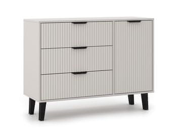shumee Scandi 1D3S SLIM komoda CASHMERE BEIGE