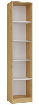 shumee Knjižna omara Onyx R40, Artisan Oak, bela