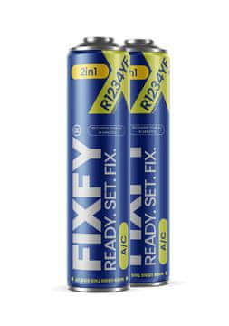 shumee FIXFY 2v1 polnilo za klimatsko napravo 500 ml - 2x VELIKA PLOČEVINKA +70 % R1234yf