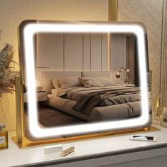 S6 Steklarstvo Šest Make-up LED OGLEDALO S6P6G, 60 × 52 cm