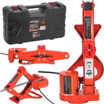 shumee ELEKTRIČNA DVIGALO ZA AVTOMOBILE TRAPEZOJNA DVIGALO 3t 120-350 mm KOVČEK