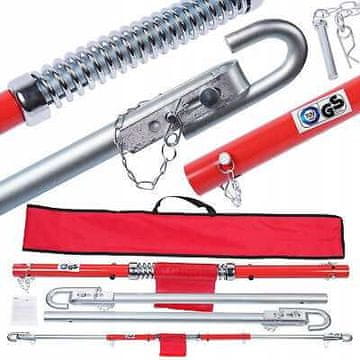 shumee TOGA VLEČNA KLJUKA Z VZMETENJEM 3000 KG 180 CM POKROV