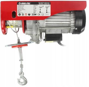shumee ELEKTRIČNI VITEL VRVNI VITEL 230V 600KG PILOT BLOK BJC