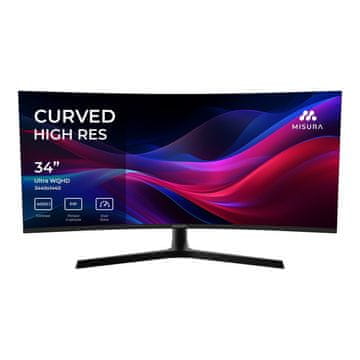 Misura MISURA High Resolution monitor 34" - 165 Hz ZAKRIVLJENI - EG34RWA