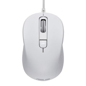 ASUS MU101C Blue Ray žična optična bela miška