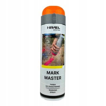 shumee Nivel System MARK MASTER oranžna aerosolna barva