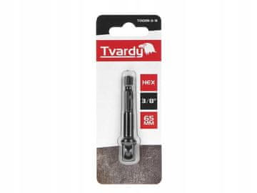 shumee Šesterokotni udarni adapter 3/8"" 65 mm TVARDY