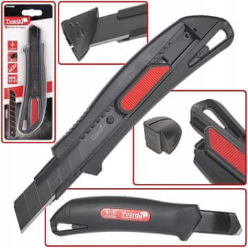 shumee NOŽ ZA REZANJE TAPETE Z ODLOMLJIVIM REZILOM 100x18x0,5 mm PROFI SK2H TVARDY