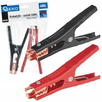 shumee Krokodil sponke za zagonske kable Plus Minus 400A Solid Geko