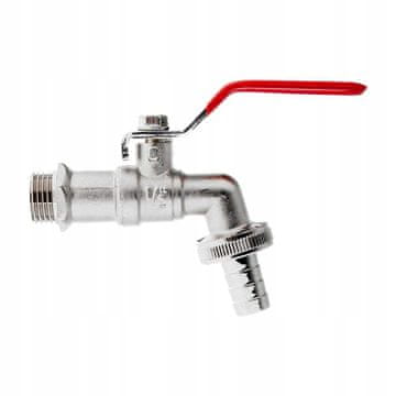 shumee KROGELNI VENTIL 1/2"" Z IZHODOM ZA ZUNANJI NAVOJ 3/4"" + CEVNI ČEP 1/2"" MAUSER GEKO