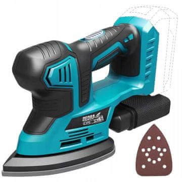 shumee Delta akumulatorski brusilnik 18V 140x140x93mm