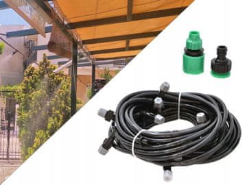 shumee Vrtna pršilna cev + namakalni škropilniki 10 m