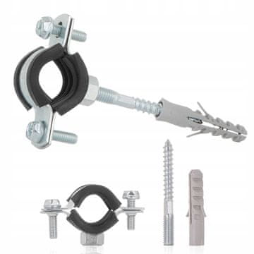 shumee Kovinska objemka z gumo za 3/4" cevi 26-30 mm