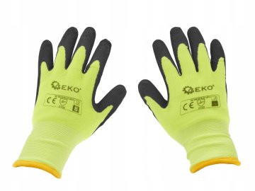 shumee Fluorescentne zimske izolirane delovne rokavice velikost 8