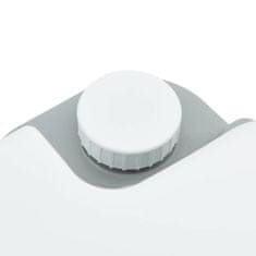Vidaxl Prenosni kamperski WC Sivo in belo 41.5 x 36.5 x 37.5 cm