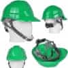 shumee Nastavljiva gradbena varnostna čelada - zelena (50)