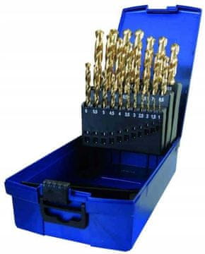 shumee DIN 338 KOMPLET SVEDROV ZA PLOČEVIN HSS TIP N 1-10,0 MM 19-DELNI KRIPTON