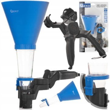 shumee LIJAK Z ROČAJEM ZA OLJE, TEKOČINO, GORIVO, NASTAVLJIV, 30-70 mm GEKO