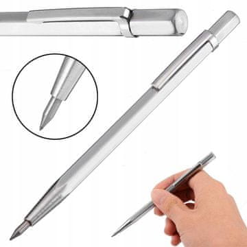 shumee KLJUČAVNIČARSKI ŠTEPAL ZA STEKLO, KOVINO, KERAMIKO, 14 CM, VOLFRAMOV KARBID