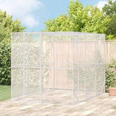 Vidaxl Ptica aviarij Antracit 302 x 206 x 214 cm, Jeklo