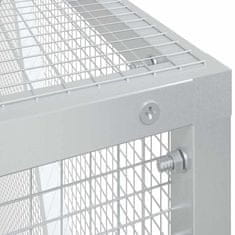 Vidaxl Ptica aviarij Antracit 302 x 206 x 214 cm, Jeklo