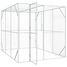 Vidaxl Ptica aviarij Antracit 302 x 206 x 214 cm, Jeklo