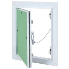 Vidaxl Dostopna enota Zelena in srebrna 25 x 30 cm