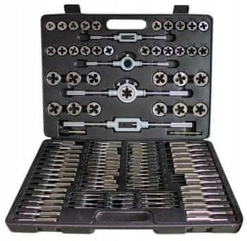 shumee SCHEPPACH 110-DELNI KOMPLET METRIČNIH NAVOJNIH MATRIC V KOVČKU M2 - M18