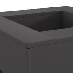 Vidaxl Ogenj Črna 60 x 60 x 30 cm Mnogi jeklo