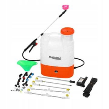 shumee BATERIJSKA NAHRBTNA ŠKROPILNICA 16L + DODATKI KRAFT&DELE