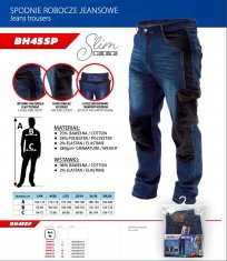 shumee Kavbojke velikosti LD, denim 280 g/m2