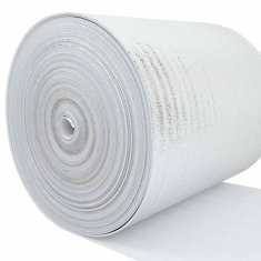 Vidaxl Odsevnik toplote za radiator srebrna 1 x 50 m Aluminij
