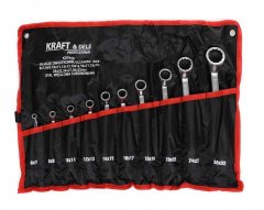 KRAFT&DELE KOMPLET DVOJNIH OBROČNIH KLJUČEV, 10 KOSOV, 6–32 mm