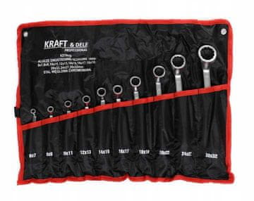 shumee KRAFT&DELE KOMPLET DVOJNIH OBROČNIH KLJUČEV, 10 KOSOV, 6–32 mm