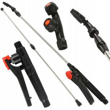 shumee TELESKOPSKA ŠKROPILNICA Z ROČAJEM IN KONICAMI