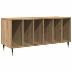Vidaxl Omara za plošče artisan hrast 100 x 38 x 48 cm Konstruiran les