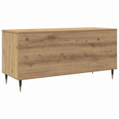 Vidaxl Omara za plošče artisan hrast 100 x 38 x 48 cm Konstruiran les