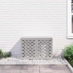 Vidaxl Prekrivalo za klimatsko napravo srebrna 90 x 40 x 60 cm