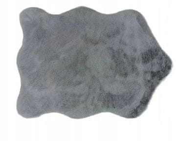 shumee Oslo puhasta dlakava preproga 85x60 cm svetlo siva