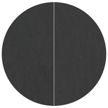 Vidaxl Podloga za bazen Črna Ø 244 cm Poliester geotekstil
