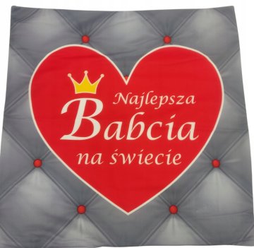 shumee Dekorativna blazina za babičin dan, siva, 45 cm