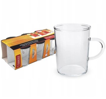 shumee Toplotno odporni stožčasti kozarci, komplet 6 kosov, 220 ml