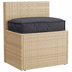 Vidaxl Blazina za sedež Črna 60x40x8 cm Oxford tkanina