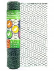 Betafence Šesterokotna mreža za ograjo zelena 0,5m x 10m 13mm