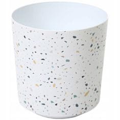 shumee SOLO okrogel lonec Terrazzo 20 cm bel