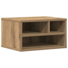 Vidaxl Stojalo za tiskalnik Artisan Oak 40x32x22,5 cm Inženirski les